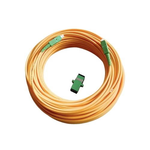 JCQXJJLWN Glasfaser-Patchkabel SC/APC-SC/APC Singlemode-Glasfaser-Verlängerungskabel FTTH-Kabel(30M SC APC Adapter) von JCQXJJLWN