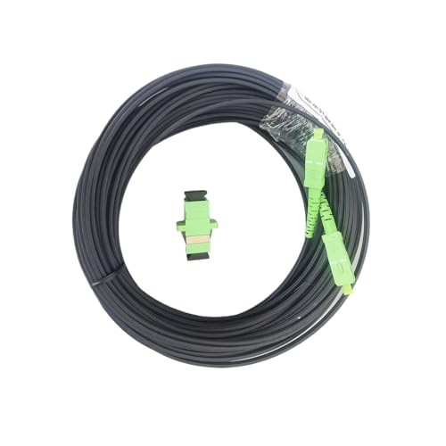 JCQXJJLWN Glasfaser-Patchkabel Singlemode Singlecore SC-SC/Abgewinkelter physischer Kontakt 10M-50M Drop-Kabel mit SC-Stecker(60M) von JCQXJJLWN