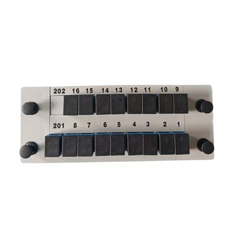 JCQXJJLWN Glasfaser-Splitter 1X2 1X4 1X8 1X16 SC UPC Box Plug-in(1X16 SC UPC) von JCQXJJLWN