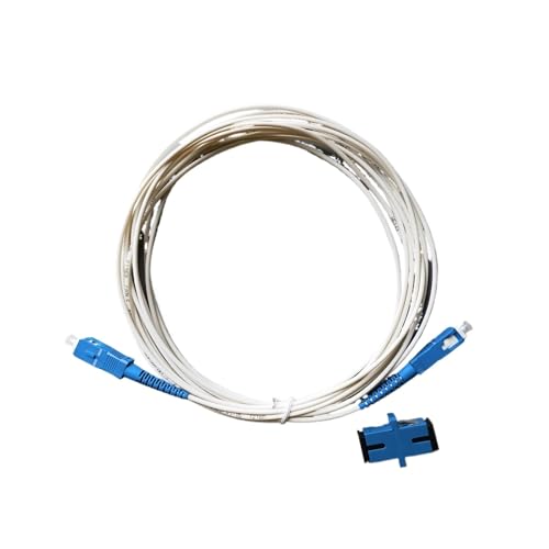 JCQXJJLWN Glasfaserkabel SC/UPC-SC/UPC 2,0 mm FTTH Singlemode Simplex Innenverlängerungskabel 5M/10M(10M UPC with Adapter) von JCQXJJLWN
