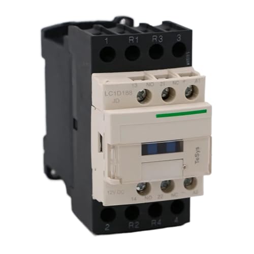 JCQXJJLWN LC1D188JD DC Elektromagnetisches Schütz 4P 2NO+2NC LC1-D188JD 32A 12V DC Spule JCQXJJLWN LC1D188JD DC Elektromagnetisches Schütz 4P 2NO+2NC LC1-D188JD 32A 12V DC Spule von JCQXJJLWN