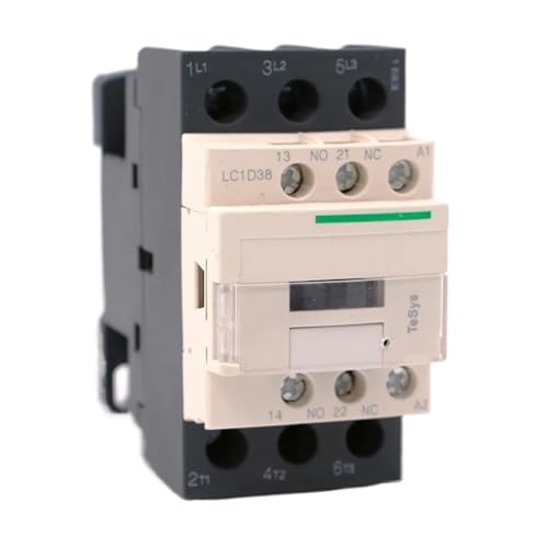 JCQXJJLWN LC1D38Z7 AC-Elektromagnetschütz 3P 3NO LC1-D38Z7 38A 21V AC-Spule von JCQXJJLWN