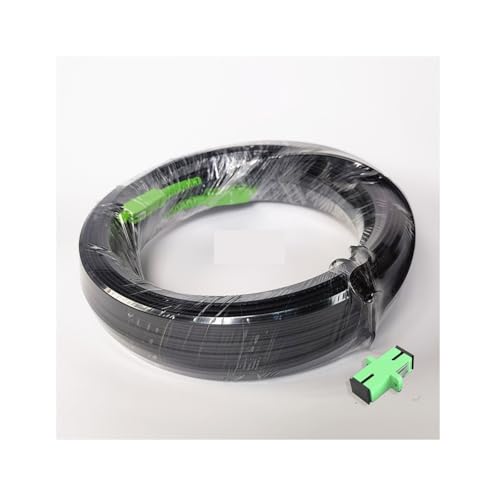 JCQXJJLWN Outdoor FTTH Drop Kabel verlängerung Kabel 50m/60m/70m SC/APC-SC/APC Kommunikation Fiber Optic Single Mode(50MAPC with Adapter) von JCQXJJLWN