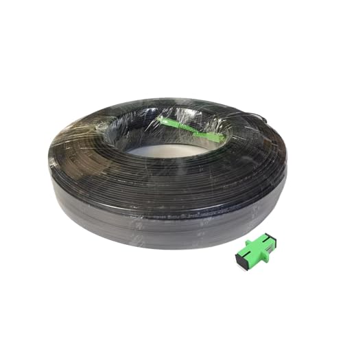 JCQXJJLWN Outdoor Fiber Optic Patchkabel FTTH SC-SC/Abgewinkelter physischer Kontakt 120M-200M Singlemode(Drop SC 170M) von JCQXJJLWN