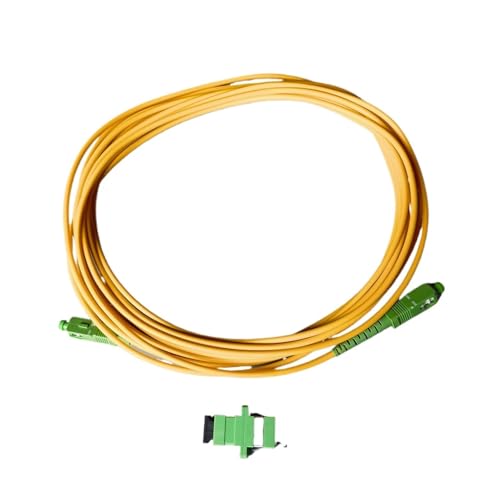 JCQXJJLWN SC/APC-SC/APC Singlemode-Glasfaser-Verlängerungskabel mit FTTH-Adapter(5M Adapter) von JCQXJJLWN