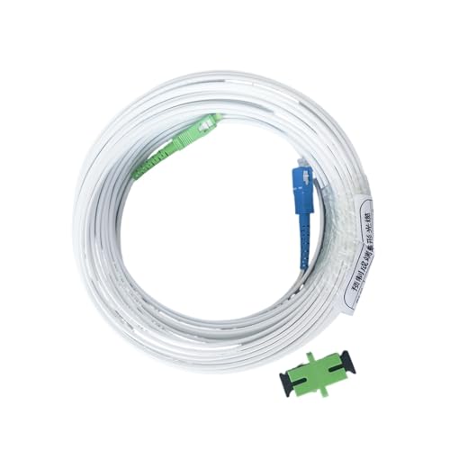 JCQXJJLWN SC/Abgewinkelter physischer Kontakt-SC/UPC-Glasfaser-Verlängerungskabel, 10–40 m, einadrig, Singlemode, Simplex, FTTH, for den Innenbereich(20 Meter) von JCQXJJLWN