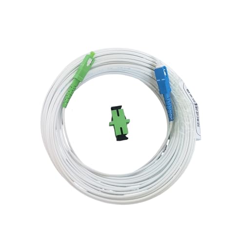 JCQXJJLWN SC/Abgewinkelter physischer Kontakt-SC/UPC-Glasfaser-Verlängerungskabel, 10–40 m, einadrig, Singlemode, Simplex, FTTH, for den Innenbereich(40M) von JCQXJJLWN
