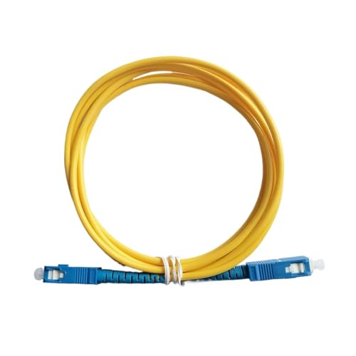 JCQXJJLWN SC/UPC-SC/UPC FTTH Singlemode-Patchkabel-Verlängerungskabel for den Innenbereich(5M SCUPC to SCUPC) von JCQXJJLWN