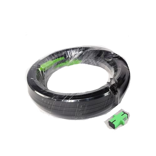 JCQXJJLWN SC-SC/Abgewinkeltes physisches Kontaktkabel for den Außenbereich, 20–100 m, FTTH-Singlemode-Einzelfaserstecker(80M with Adapter) von JCQXJJLWN