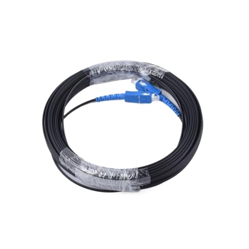 JCQXJJLWN UPC SC auf SC Glasfaser-Verlängerungskabel, einadrig, Singlemode, Simplex, Patchkabel for den Innen- und Außenbereich(Outdoor 20M) von JCQXJJLWN