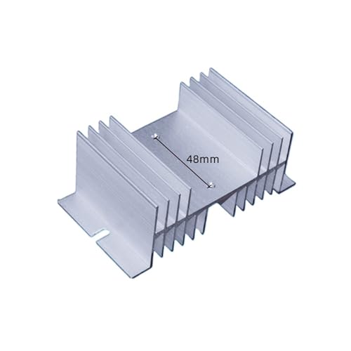 Kühlkörper for einphasiges Halbleiterrelais, 60 A, Basis aus Aluminiumlegierung, 125 mm von JCQXJJLWN