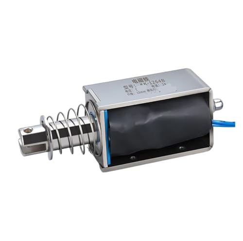 Linearer elektromagnetischer Gegentaktschalter DC 12 V mit einer Haltekraft von 5 N – 65 N und einem Hub von 5 mm – 15 mm(0730B 0.3-8N 10mm) von JCQXJJLWN