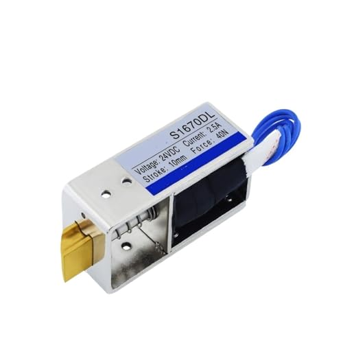 S1670DL DC 12V 24V Push-Pull-Magnetschalter 12V elektromagnetisches Türschloss elektromagnetischer Schalter(24VDC) von JCQXJJLWN