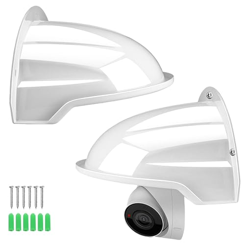 JCRWXP Überwachungskamera Abdeckung Wetterfestes Sonnenschutz Abdeckung für Außenkameras, Unterstützt Dome Bullet Kamera (1) von JCRWXP