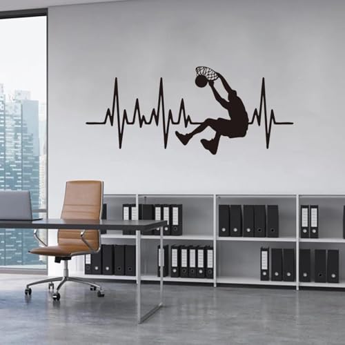 JCSMKFQ Dunk Basketball Wandaufkleber Jungenzimmer Spielzimmer Sport Sportler Wandaufkleber Schlafzimmer Dekoration JCSMKFQ Dunk Basketball Wandaufkleber Jungenzimmer Spielzimmer Sport Sportler Wandaufkleber Schlafzimmer Dekoration von JCSMKFQ
