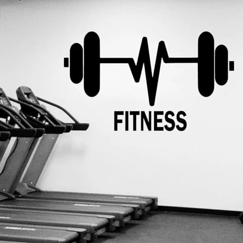JCSMKFQ Gym Sport Vinyl Wandaufkleber Gewichtheben Langhantel Wandaufkleber Fitness Club Dekoration Tapete Wandbild JCSMKFQ Gym Sport Vinyl Wandaufkleber Gewichtheben Langhantel Wandaufkleber Fitness Club Dekoration Tapete Wandbild von JCSMKFQ