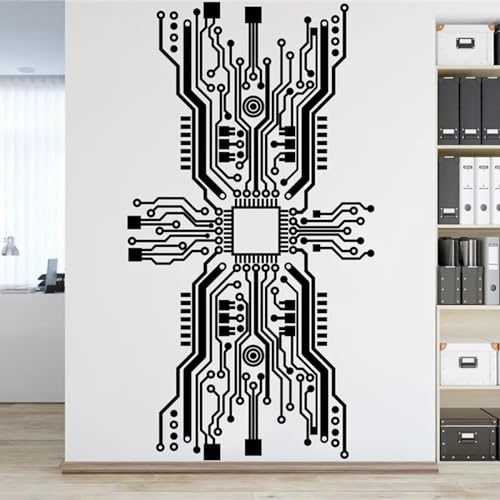 JCSMKFQ Leiterplatte Wandaufkleber Technologie Computer es Wissenschaft Spielzimmer Software Büro Dekoration Vinyl Aufkleber JCSMKFQ Leiterplatte Wandaufkleber Technologie Computer es Wissenschaft Spielzimmer Software Büro Dekoration Vinyl Aufkleber von JCSMKFQ