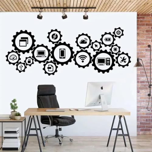 JCSMKFQ Technologie team zusammenarbeit wand aufkleber informationen technologie wissenschaft kinderzimmer büro klassenzimmer dekoration aufkleber JCSMKFQ Technologie team zusammenarbeit wand aufkleber informationen technologie wissenschaft kinderzimmer büro klassenzimmer dekoration aufkleber von JCSMKFQ