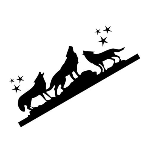 JCSMKFQ Wolf Pack Tier Vinyl Wandaufkleber Indoor Kinderzimmer Dekoration Kunst Aufkleber Auto Karosserie Fenster Aufkleber JCSMKFQ Wolf Pack Tier Vinyl Wandaufkleber Indoor Kinderzimmer Dekoration Kunst Aufkleber Auto Karosserie Fenster Aufkleber von JCSMKFQ
