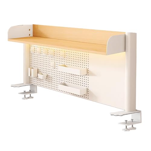 JCSRYD Schreibtisch Erweiterung Schreibtisch Stecktafel zum Klemmen, Sichtschutz Panel für Schreibtisch, Schreibtischzubehör für Office Gaming Home (Size : 60 * 38cm/24 * 15in) von JCSRYD