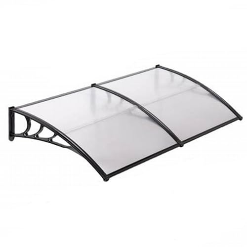 JCSRYD Vordach für Haustür, Fenstermarkise, Überdachung Haustür, Polycarbonat-Außenmarkise, Terrassenmarkise, Regenschutz, Türmarkise für Veranda, Terrasse, Terrasse(Clear,100 * 200cm/39 * 79in) JCSRYD Vordach für Haustür, Fenstermarkise, Überdachung Haustür, Polycarbonat-Außenmarkise, Terrassenmarkise, Regenschutz, Türmarkise für Veranda, Terrasse, Terrasse(Clear,100 * 200cm/39 * 79in) von JCSRYD