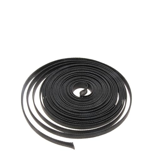 1 Meter Kabelschlauch, schwarz, isoliert, PET, erweiterbar, hochdichter Ummantelungsdrahtschutz(8mm) von JCUIyon