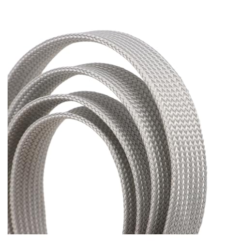 1 Meter PET Dehnbare Hülse Enge Hohe Dichte Draht Kabel Isolierte Schutzhülle(Gray,30mm) von JCUIyon