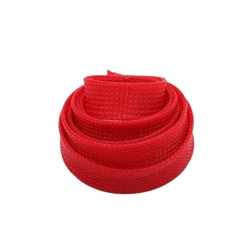 1 Meter rote PET-Ärmel, hochdichte isolierte Kabelummantelung(25mm) von JCUIyon