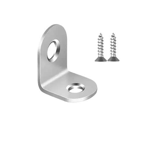 1 Set Edelstahl L-förmigen Ecke Brace Joint Halterung 90 Grad Stecker Verschluss Möbel Unterstützung Rahmen(16x25mm) von JCUIyon