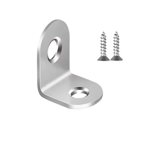 1 Set Edelstahl L-förmigen Ecke Brace Joint Halterung 90 Grad Stecker Verschluss Möbel Unterstützung Rahmen(16x30mm) von JCUIyon