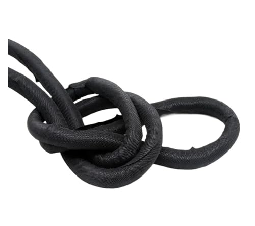 10 Meter selbstschließende, erweiterbare PET-Hülle, schwarze, isolierte Umhüllung, selbstschließender Kabelschutz mit Ummantelung(38mm) von JCUIyon