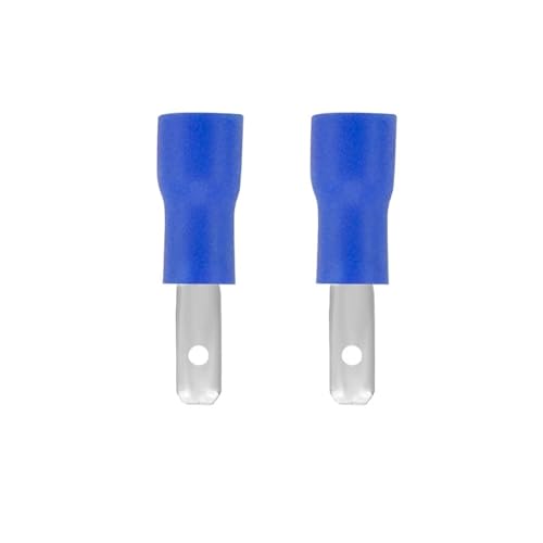 10 stücke Weiblich Männlich Spaten Elektrische Crimp Terminal 2,8mm 4,8mm 6,3mm Draht Anschlüsse Verdrahtung Kabel(Blue,2.8mm) von JCUIyon