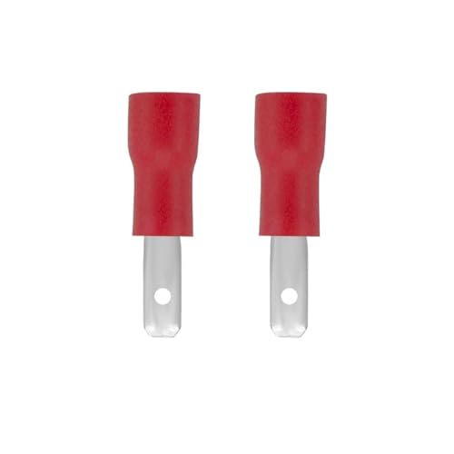 10 stücke Weiblich Männlich Spaten Elektrische Crimp Terminal 2,8mm 4,8mm 6,3mm Draht Anschlüsse Verdrahtung Kabel(Red,4.8mm) von JCUIyon