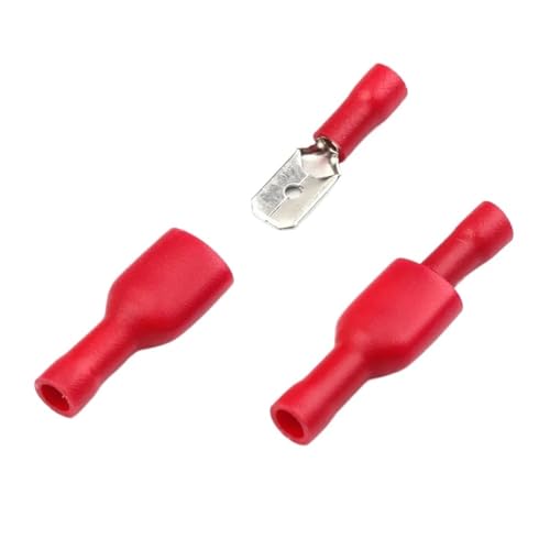 10 stücke Weiblich Männlich Spaten Isolierte Elektrische Crimp Terminal Draht Anschlüsse Verdrahtung Kabel Kaltpressung(Red) von JCUIyon