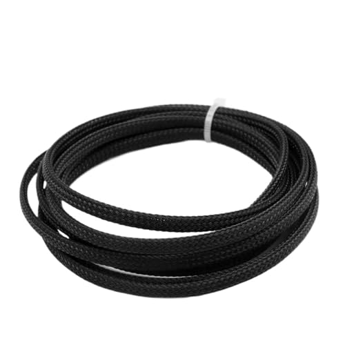 2 meter Isolierte PET Sleeving Enge Hohe Dichte Draht Wrap Mantel Schutz Kabel Hülse(Black,14mm) von JCUIyon