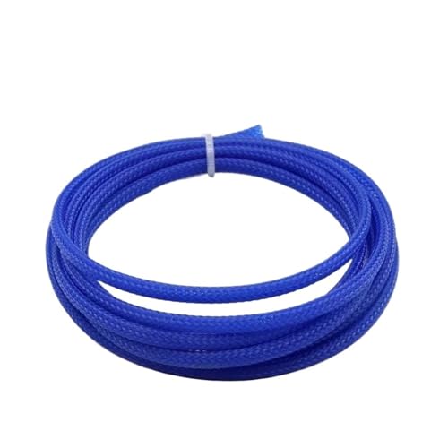 2 meter Isolierte PET Sleeving Enge Hohe Dichte Draht Wrap Mantel Schutz Kabel Hülse(Blue,10mm) von JCUIyon