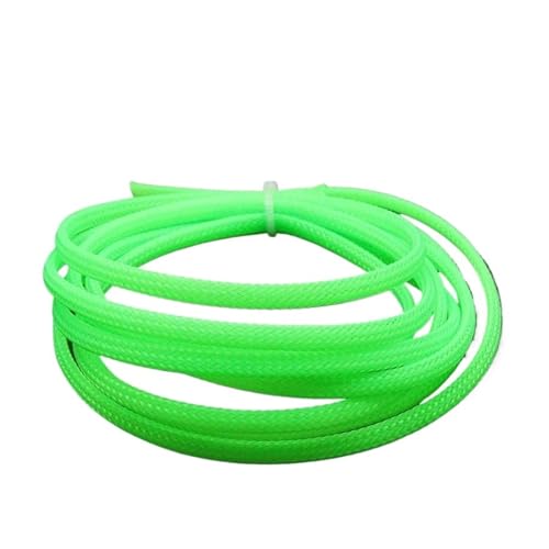 2 meter Isolierte PET Sleeving Enge Hohe Dichte Draht Wrap Mantel Schutz Kabel Hülse(Green,12mm) von JCUIyon