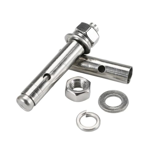 2 stücke Ziehen Explosion Haken Schraube Bolzen 304 Edelstahl Expansion Schraube Verlängert Expansion(Silver,M8*120mm) von JCUIyon