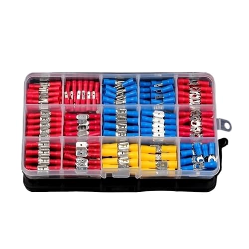 280 STÜCKE Verschiedene Weiblich Männlich Crimp Spaten Terminal Drahtverbinder Set Mit Box 280 STÜCKE Verschiedene Weiblich Männlich Crimp Spaten Terminal Drahtverbinder Set Mit Box von JCUIyon