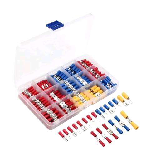 280 stücke Reparatur Isolierte Kabel Stecker Elektrische Draht Crimp Spaten Butt lock up Gabel Set lock up Lugs von JCUIyon