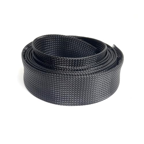 3 Meter PET-Kabelhülle, schwarz, isoliert, Schutzschlauch for Datenleitungen, flammhemmendes Nylonrohr(6mm) von JCUIyon