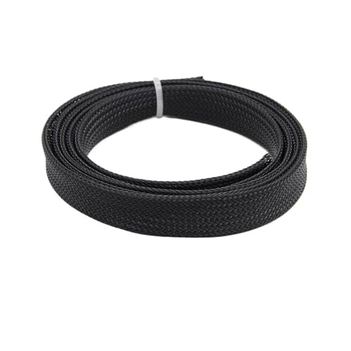 3 Meter hochdichter, dichter PET-Dehnschlauch, isolierter Schutzmantel for Drahtkabel(Black,6mm) von JCUIyon