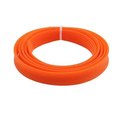 3 Meter hochdichter, dichter PET-Dehnschlauch, isolierter Schutzmantel for Drahtkabel(Orange,20mm) von JCUIyon