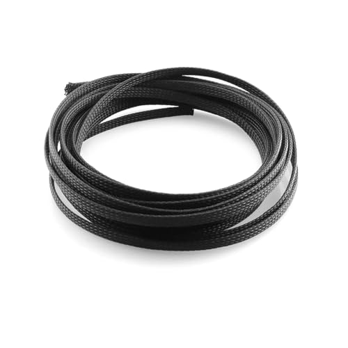 3 meter/9,85 ft PET Erweiterbar Sleeving Flexible Draht Mesh Hülse Schwarz(8mm) von JCUIyon