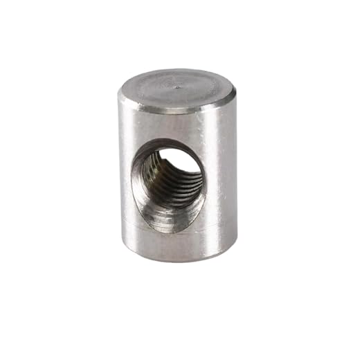 304 Edelstahl Barrel Bolzen Zylindrischen Pin Dübel Kreuz Loch Hammer Eingebettet Mutter(M4x14x6mm) von JCUIyon