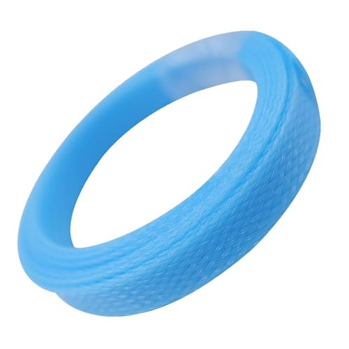 5 Meter PET erweiterbare Kabelhülse eng hohe Dichte Härte isolierte Leitung Schutz Draht Wrap Mantel(Light Blue,14mm) von JCUIyon
