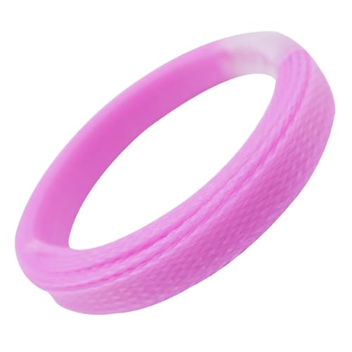 5 Meter PET erweiterbare Kabelhülse eng hohe Dichte Härte isolierte Leitung Schutz Draht Wrap Mantel(Light rose red,10mm) von JCUIyon