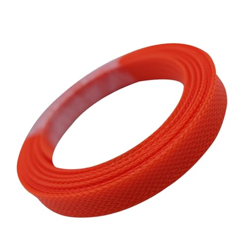 5 Meter PET erweiterbare Kabelhülse eng hohe Dichte Härte isolierte Leitung Schutz Draht Wrap Mantel(Orange,14mm) von JCUIyon