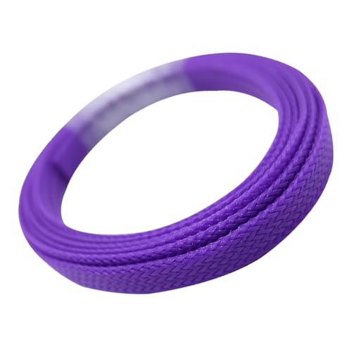5 Meter PET erweiterbare Kabelhülse eng hohe Dichte Härte isolierte Leitung Schutz Draht Wrap Mantel(PURPLE,12mm) von JCUIyon