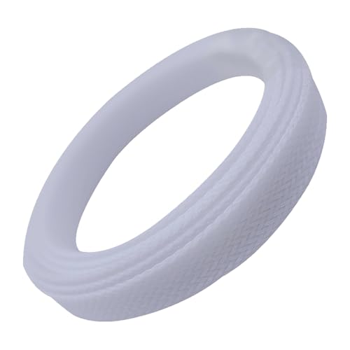 5 Meter PET erweiterbare Kabelhülse eng hohe Dichte Härte isolierte Leitung Schutz Draht Wrap Mantel(WHITE,14mm) von JCUIyon